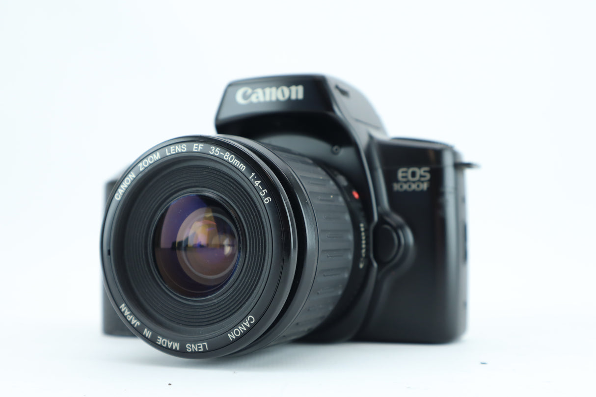 Canon camera with EF 35-80mm 1:4-5.6 lens