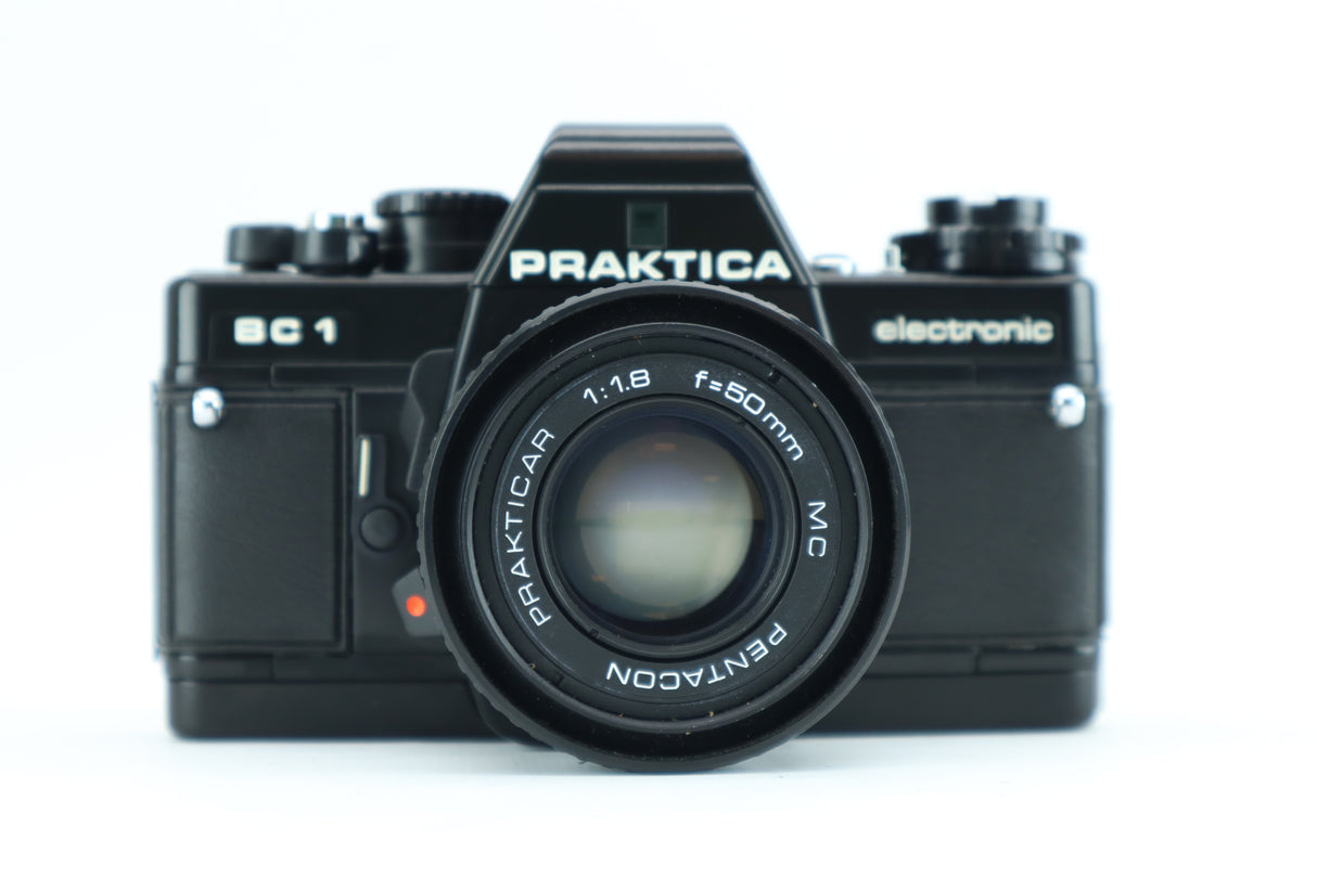 Praktica BC1 electronic with Prakticar 1:1.8 f=50mm MC lens