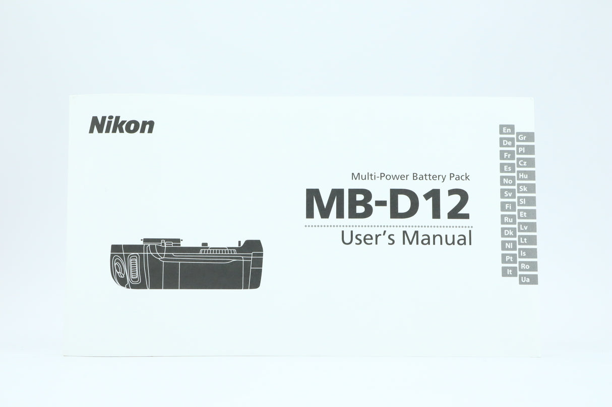 Nikon MB-D12 set