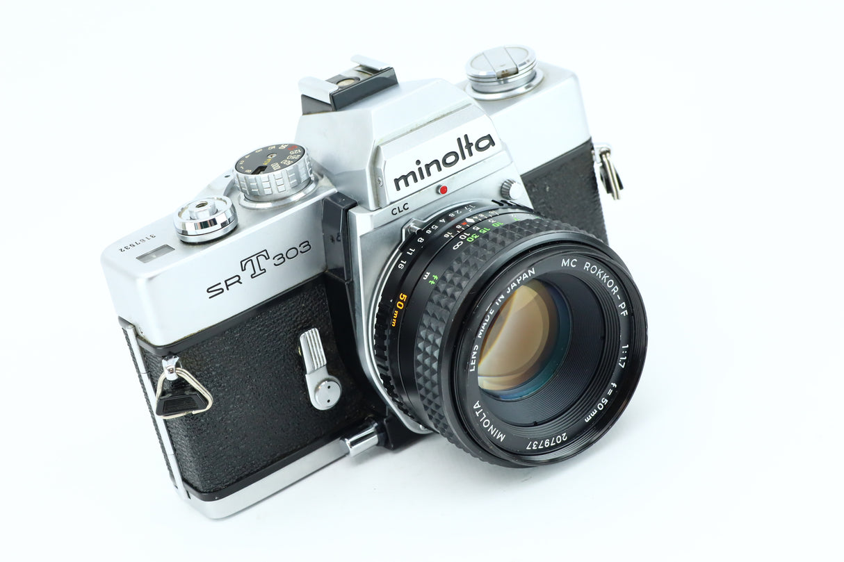 Minolta SRT303 + Minolta 50mm 1,7
