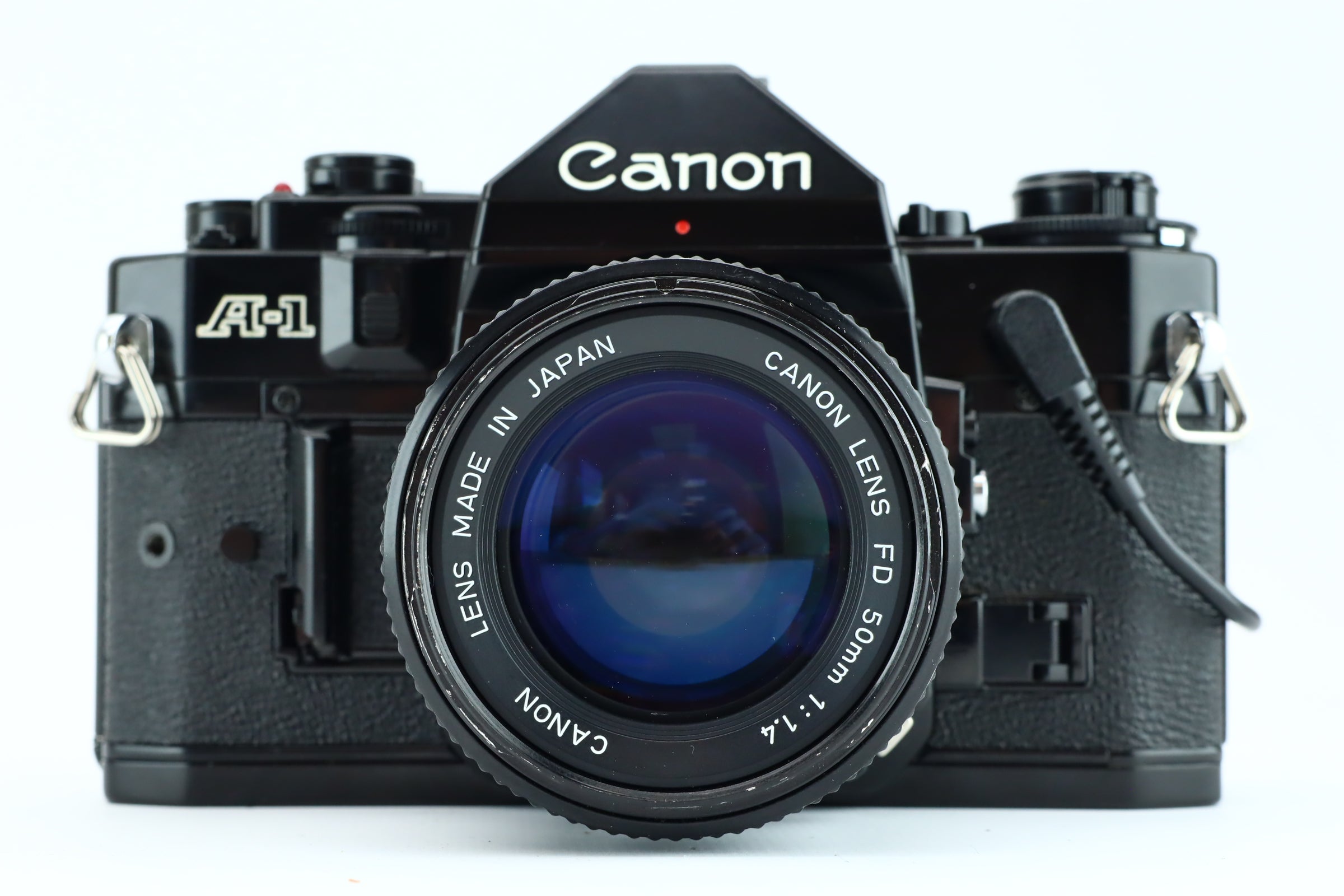 外観傷少なく綺麗です美品 Canon A-1 + New FD NFD 50mm f1.8