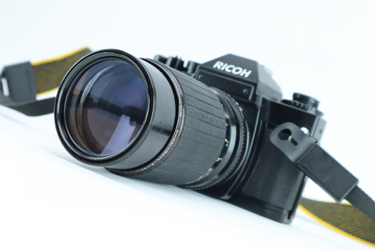 Ricoh KR-5 with Sigma zoom 1:3.5-4 f=70-150mm lens