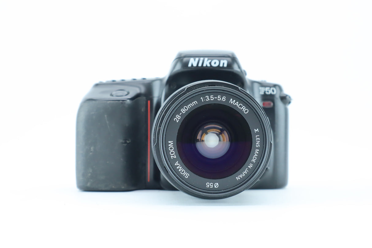 Nikon F50 with 28-80mm 1:3.5-5.6 Macro Lens