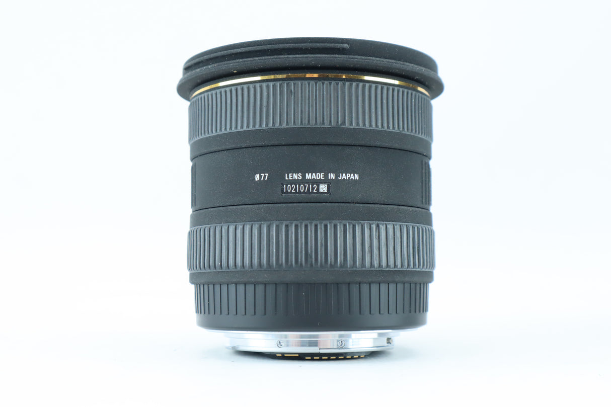 Sigma lens 10-20mm 1:4-5.6 DC HSM