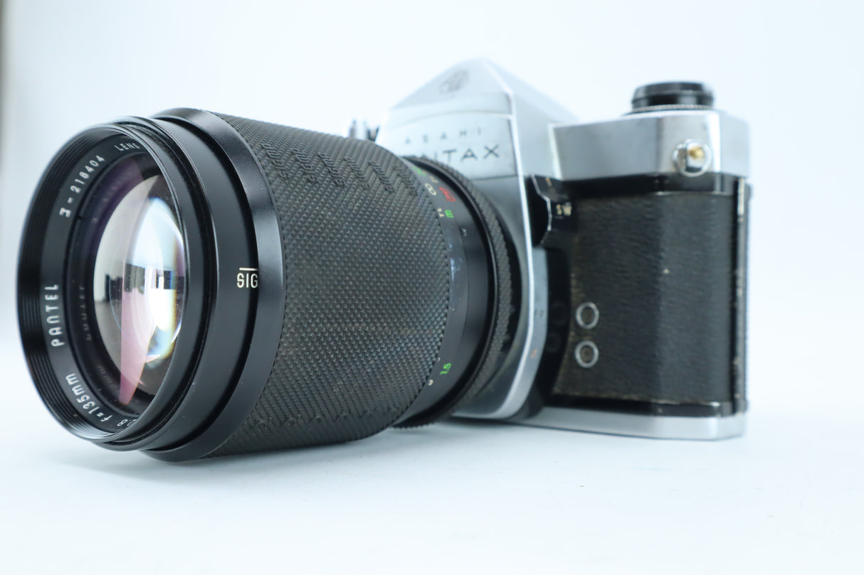 Pentax asahi spotmatic with f/135mm 1:2,8