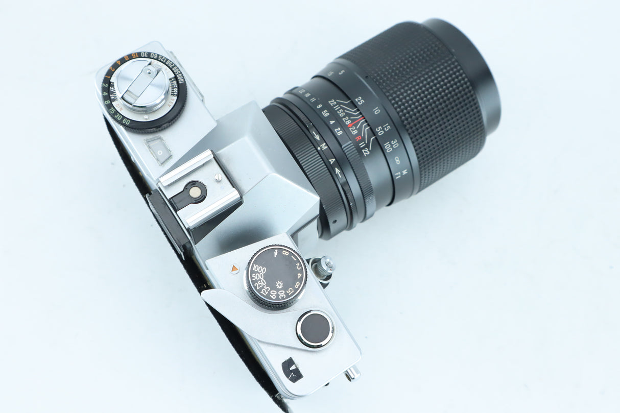 Paktica LB with mc auto 1:2,8 f/135mm lens