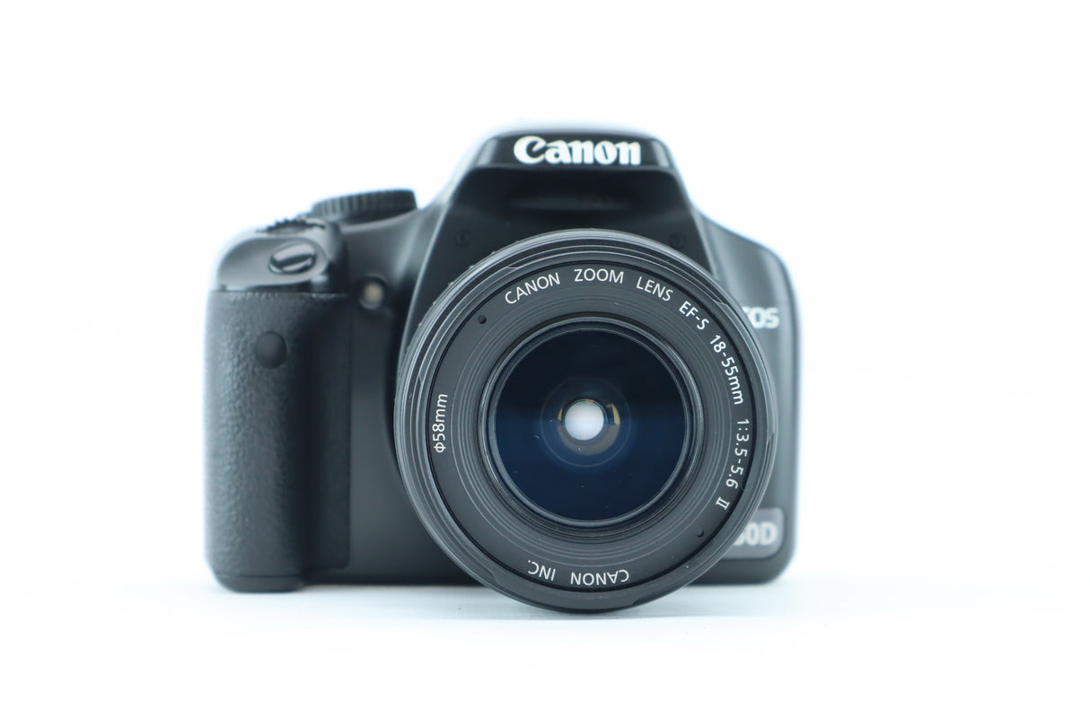 Canon EOS 450D with Canon zoom lens EF-S 18-55mm 1:3.5-5.6