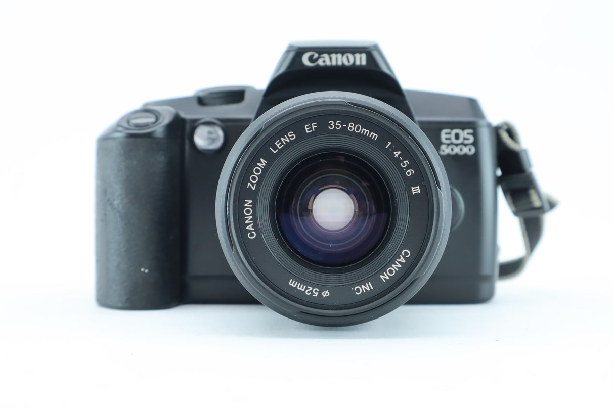 Canon EOS 5000 with canon zoom lens EF 35-80mm 1:4-5,6