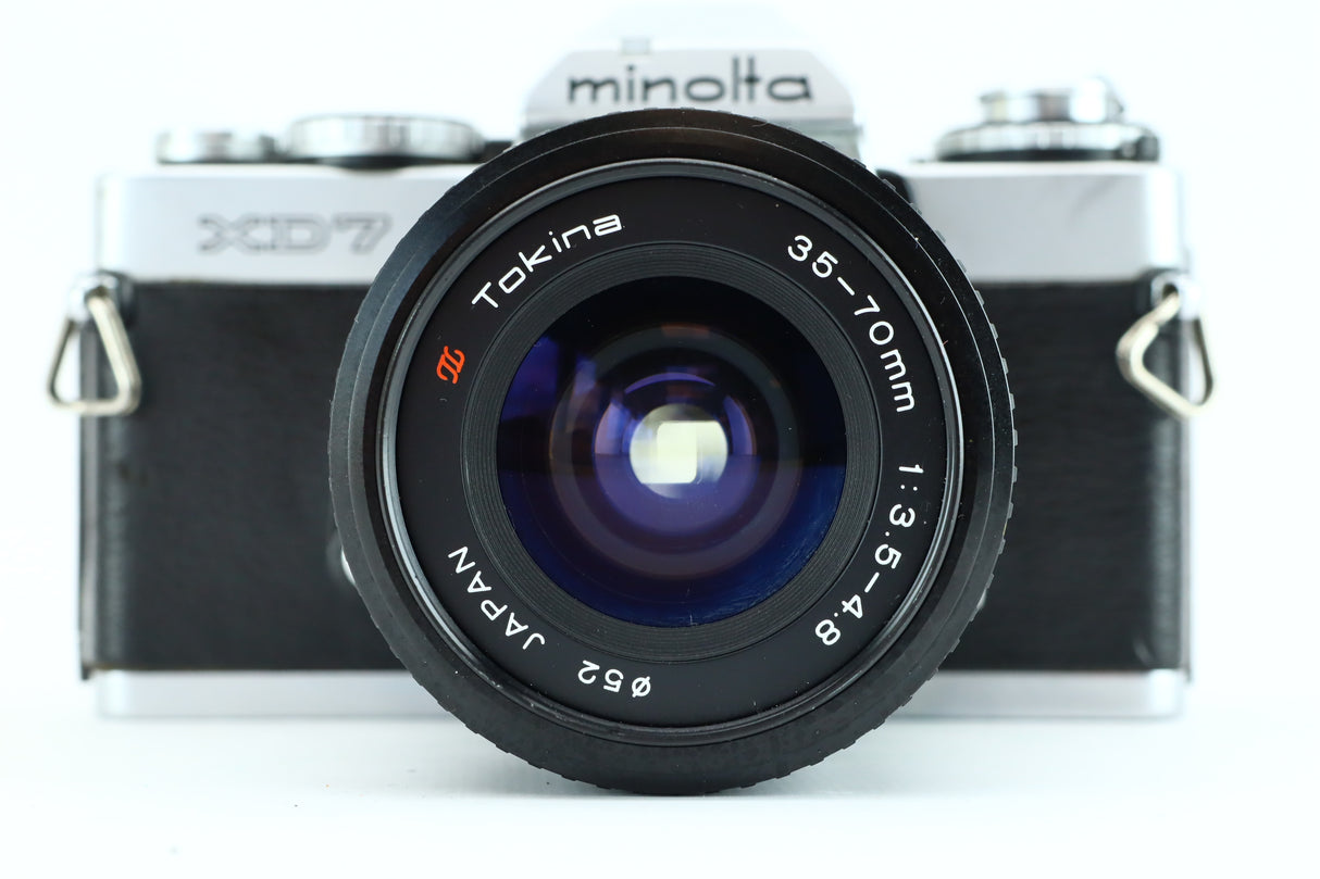 Minolta XD7 + Tokina 35-70mm 3,5-4,8