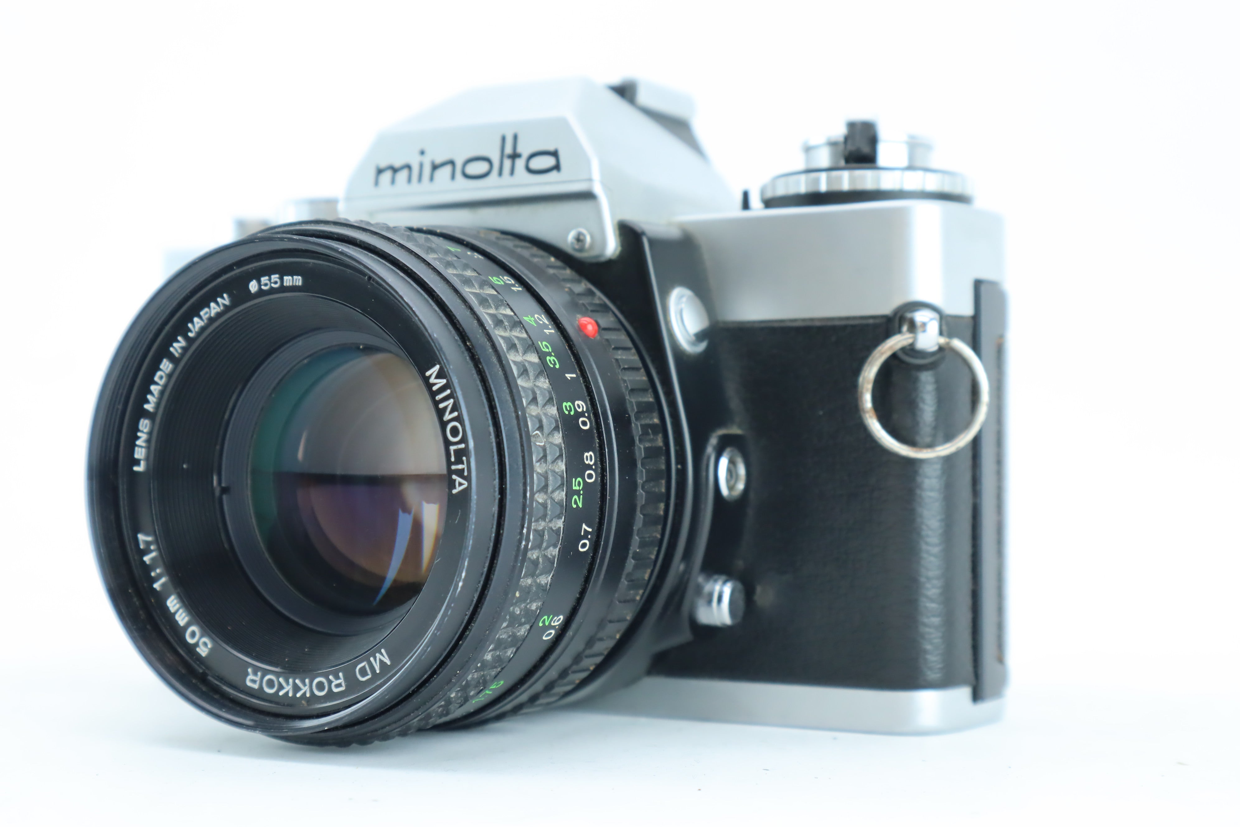 Minolta XD5 35mm SLR film store camera w/50mm