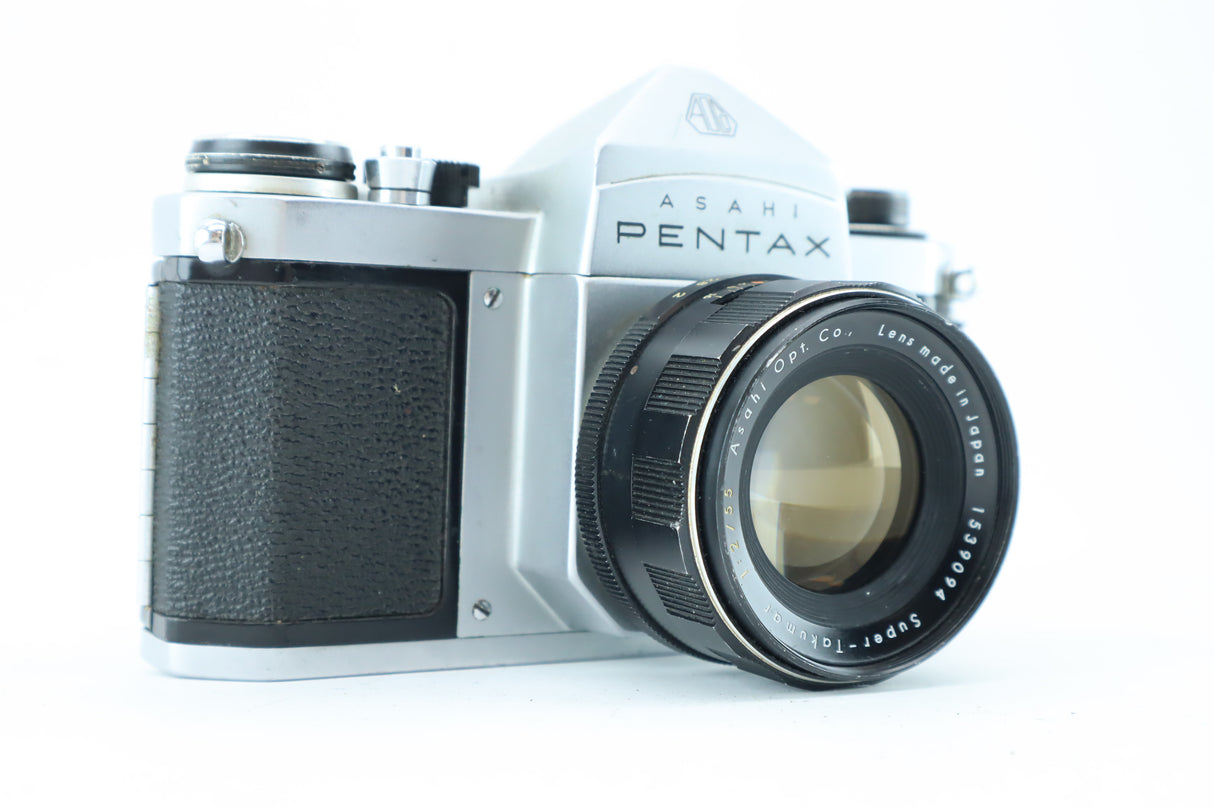 Pentax S1A with super-takumar 1:2/55mm