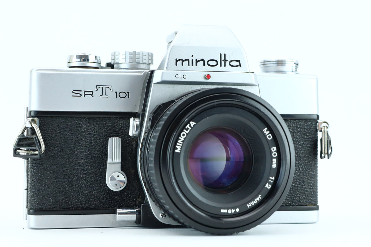 Minolta SRT101 + MD 50 mm F:2