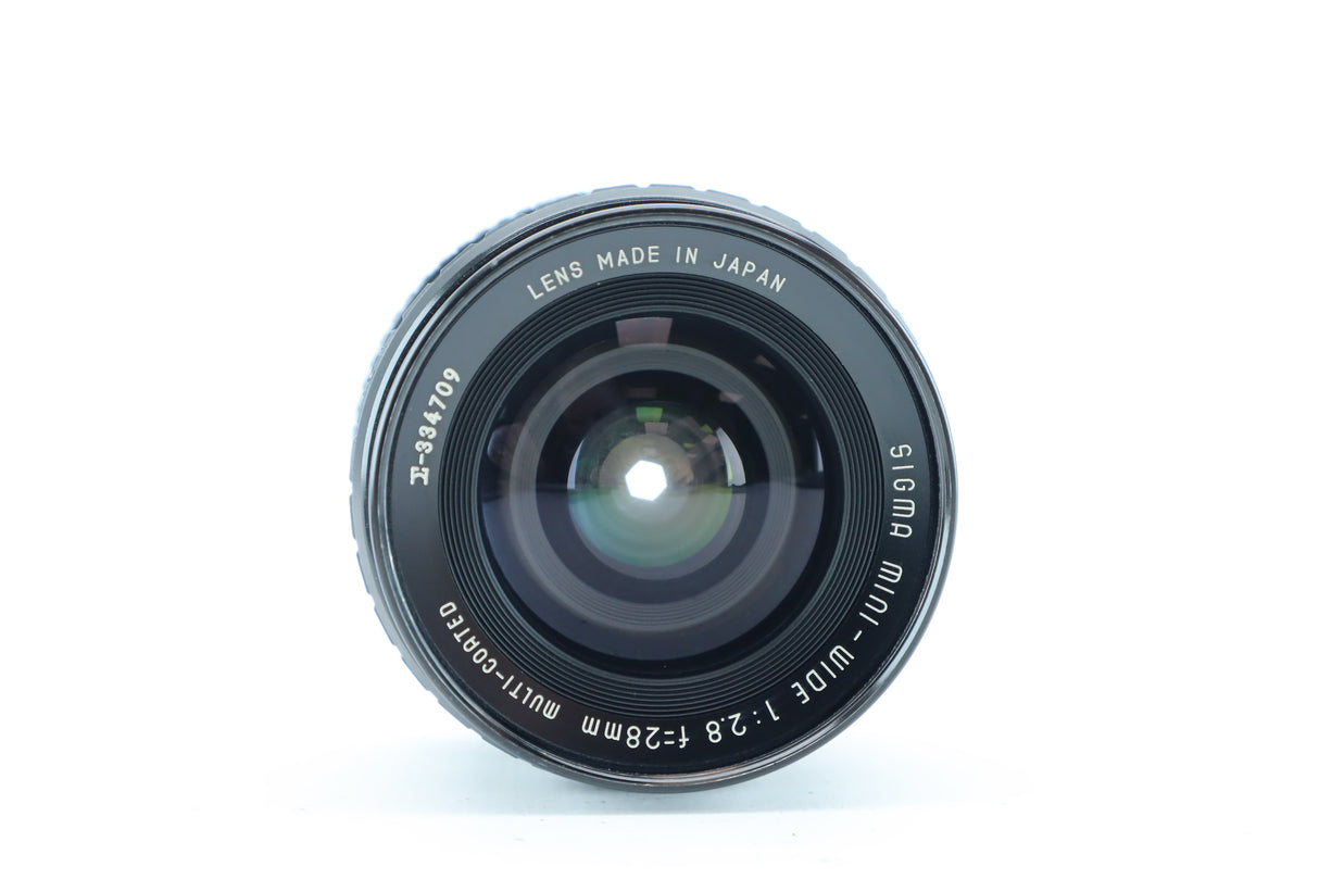 Sigma mini-wide 1:2,8 28mm lens