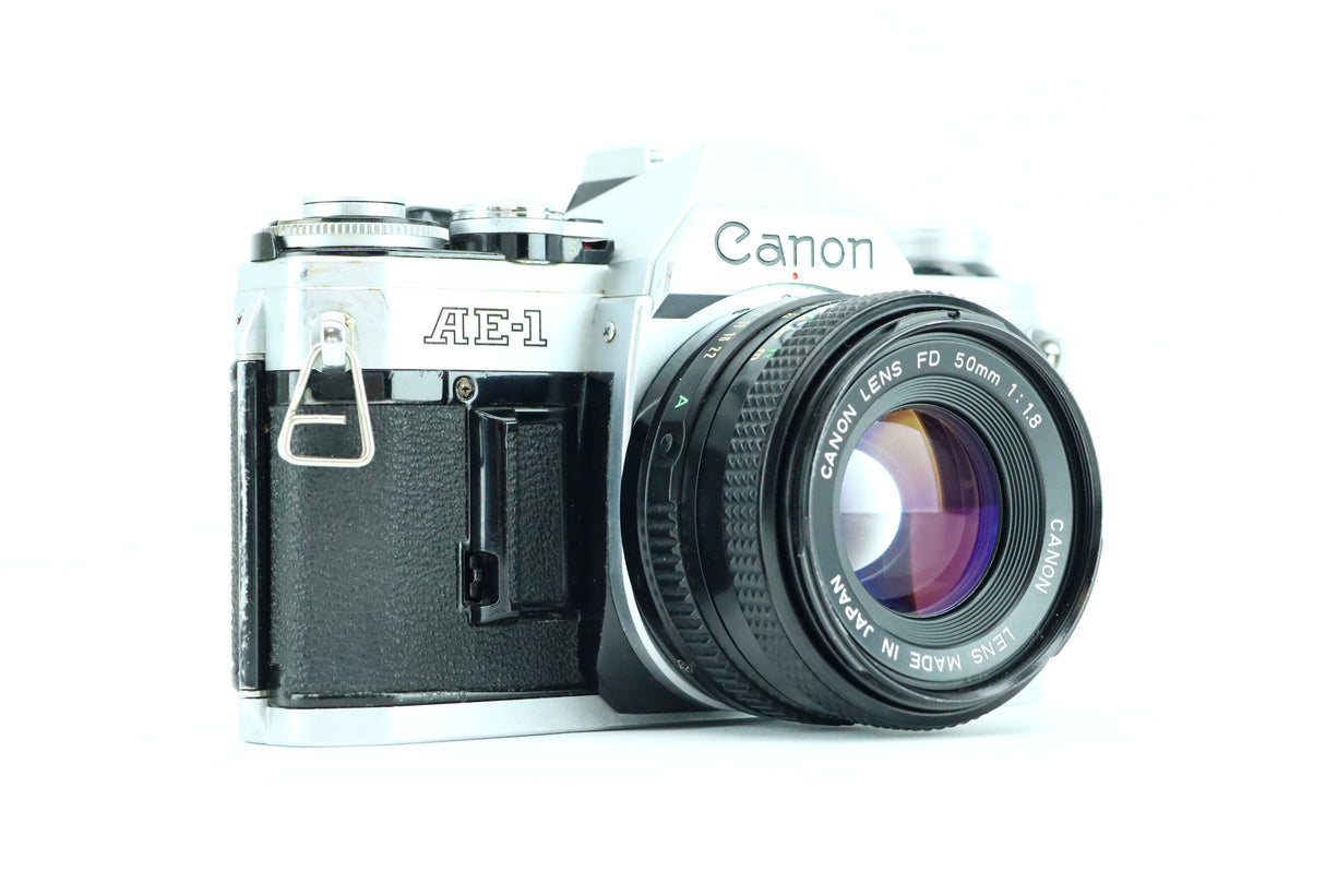 Canon AE-1 with Canon lens FD 50mm 1:1.8