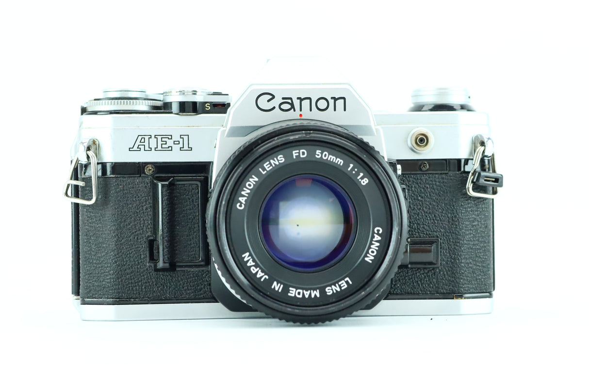 Canon AE-1 with Canon lens FD 50mm 1:1.8