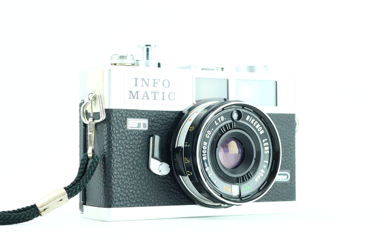 Ricoh Info Matic ST con lente Rikenon f=40mm 1:2.8