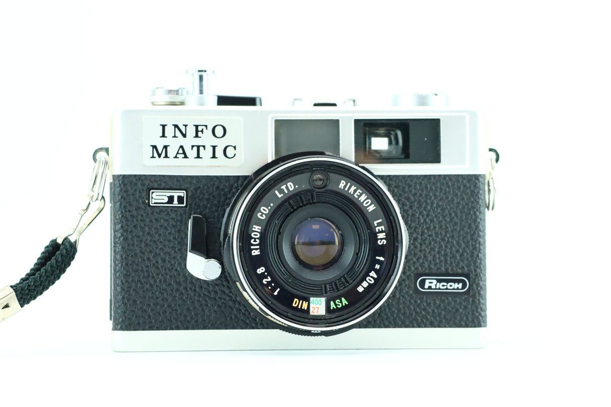 Ricoh Info Matic ST con lente Rikenon f=40mm 1:2.8