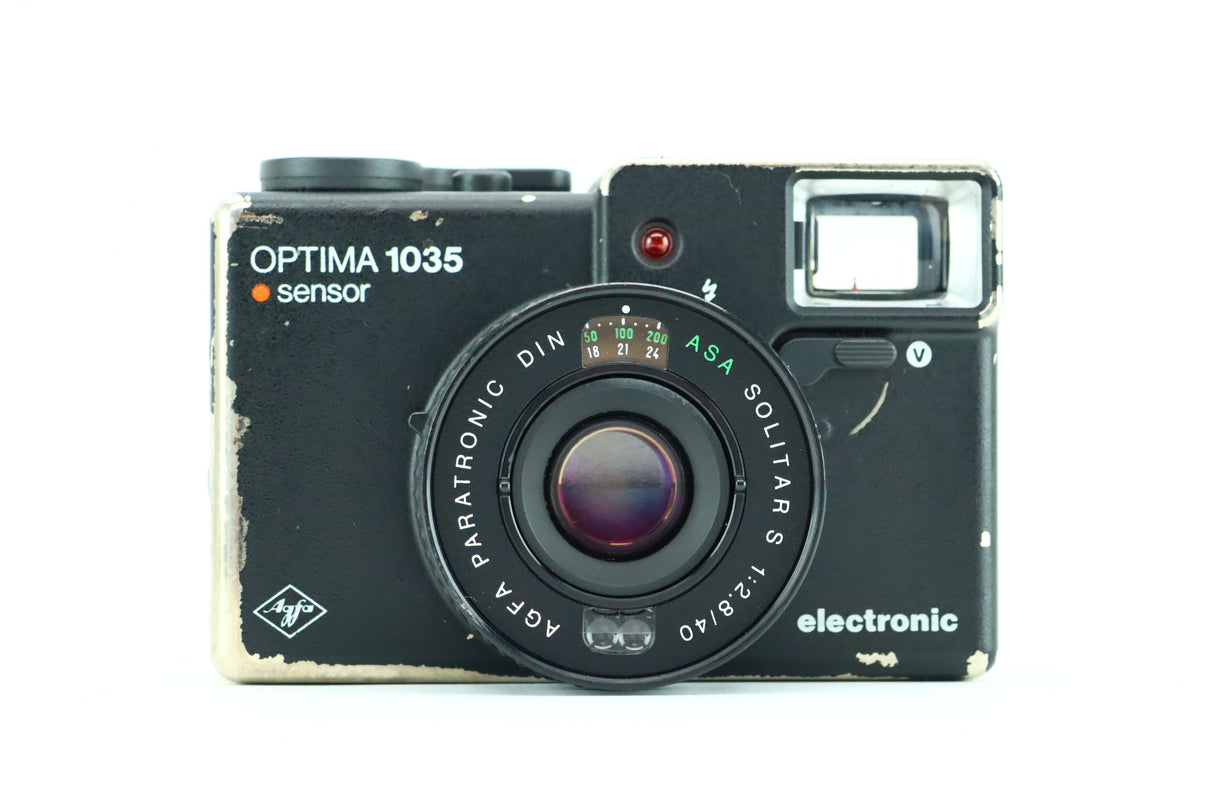 Sensor Agfa Optima 1035 con lente Solitar S 1:2.8/40