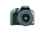 Canon EOS 1000D with Canon zoom lens 18-55mm 1:3.5-5.6