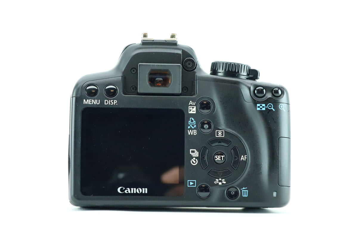 Canon EOS 1000D with Canon zoom lens 18-55mm 1:3.5-5.6